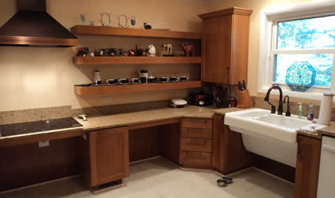 Accessible kitchen - Renewal Design Build, Decatur, GA