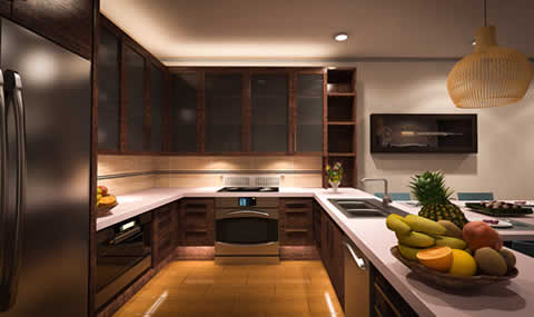 Aging in place kitchen by Ventus Interior Architecture and Design, Honolulu, HI
