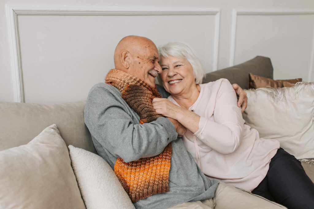 Relieving arthritis - Senior couple