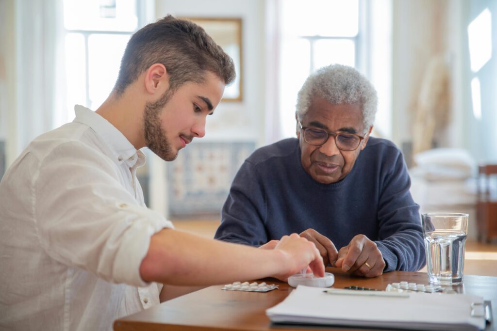 Caregiving for someone aging in place